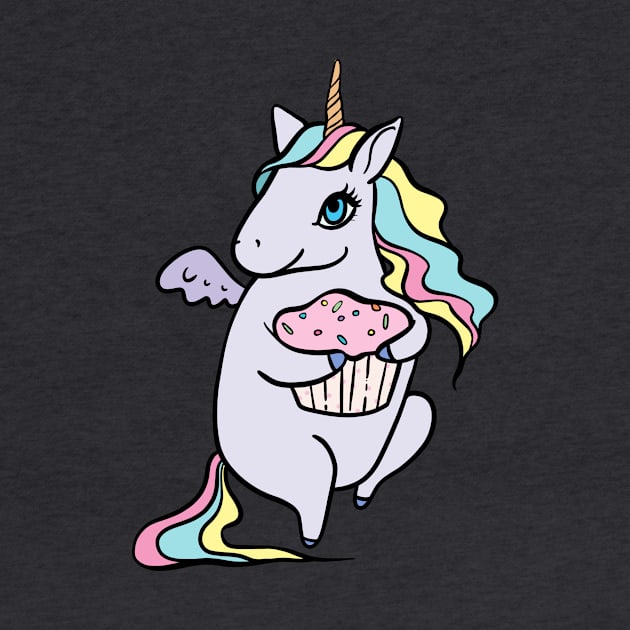 Like a Unicorn Loves Cake by by_Akku